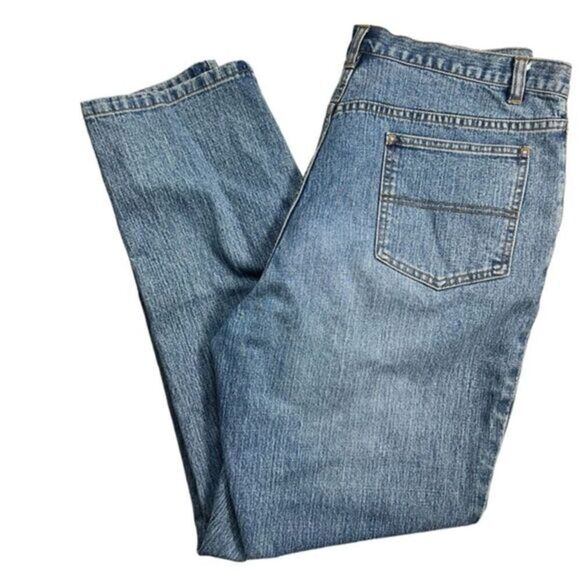 EUC CHICO’s Women’s Relax Fit Blue Jeans - Size 2 = Size 12 - Picture 1 of 8